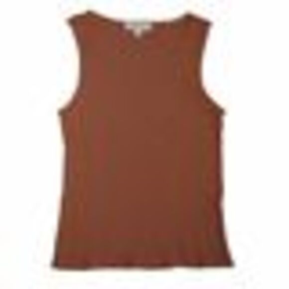 And Now This Cotton Ribbed Tank Top Rusty - Picture 3 of 3